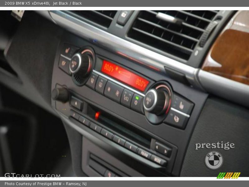 Jet Black / Black 2009 BMW X5 xDrive48i