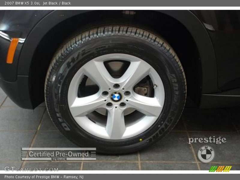 Jet Black / Black 2007 BMW X5 3.0si