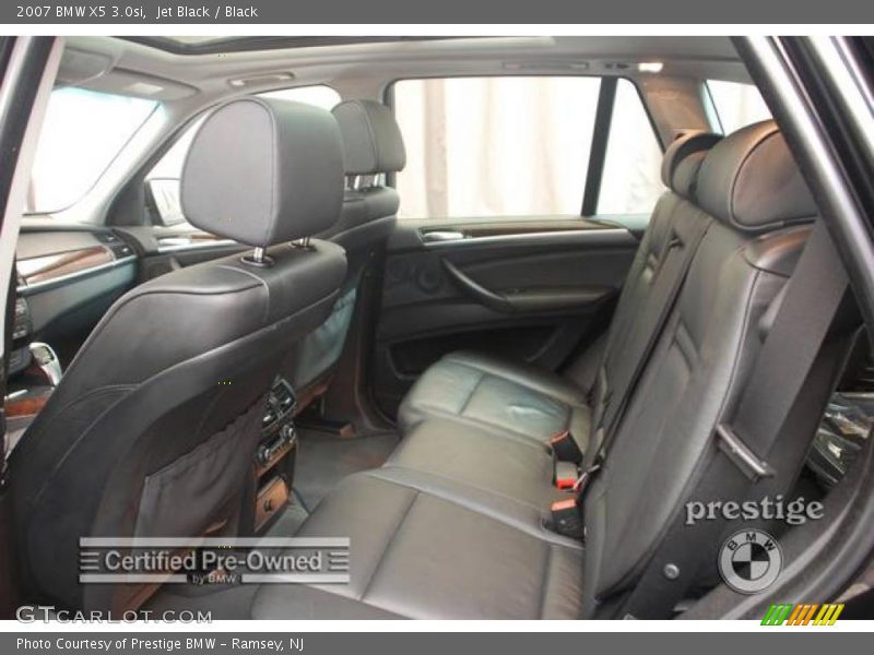 Jet Black / Black 2007 BMW X5 3.0si