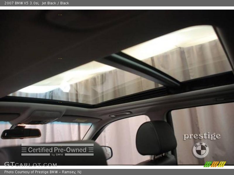 Jet Black / Black 2007 BMW X5 3.0si