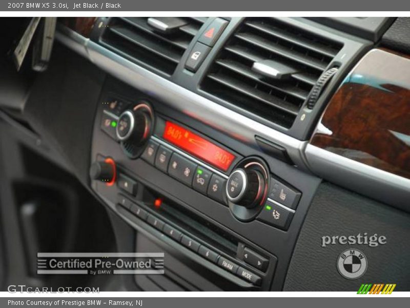 Jet Black / Black 2007 BMW X5 3.0si