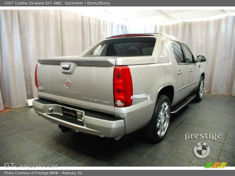 Quicksilver / Ebony/Ebony 2007 Cadillac Escalade EXT AWD