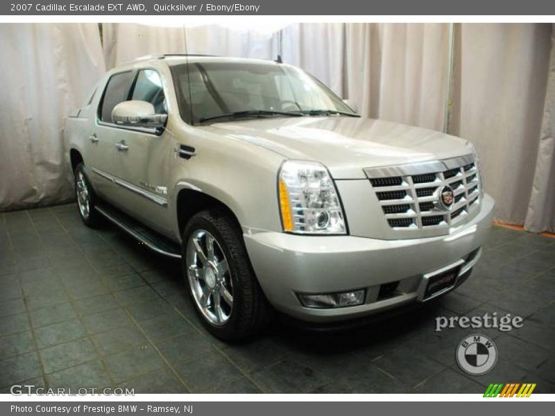 Quicksilver / Ebony/Ebony 2007 Cadillac Escalade EXT AWD