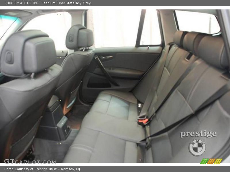 Titanium Silver Metallic / Grey 2008 BMW X3 3.0si