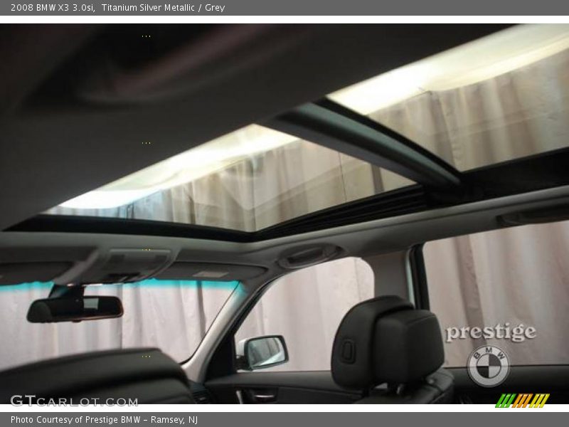 Titanium Silver Metallic / Grey 2008 BMW X3 3.0si