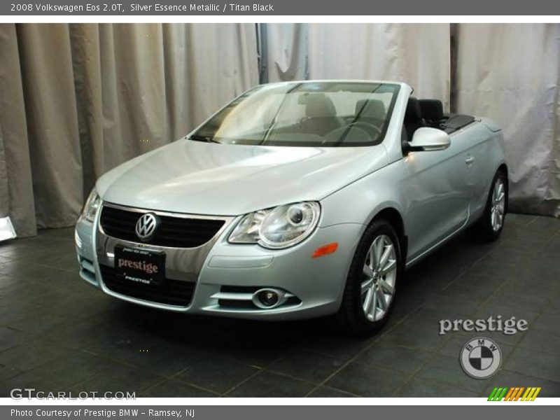 Silver Essence Metallic / Titan Black 2008 Volkswagen Eos 2.0T