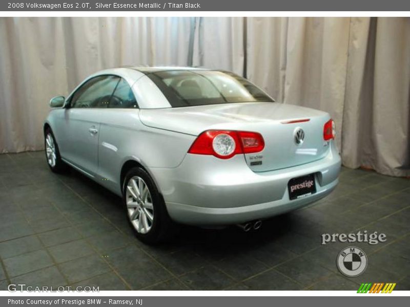 Silver Essence Metallic / Titan Black 2008 Volkswagen Eos 2.0T