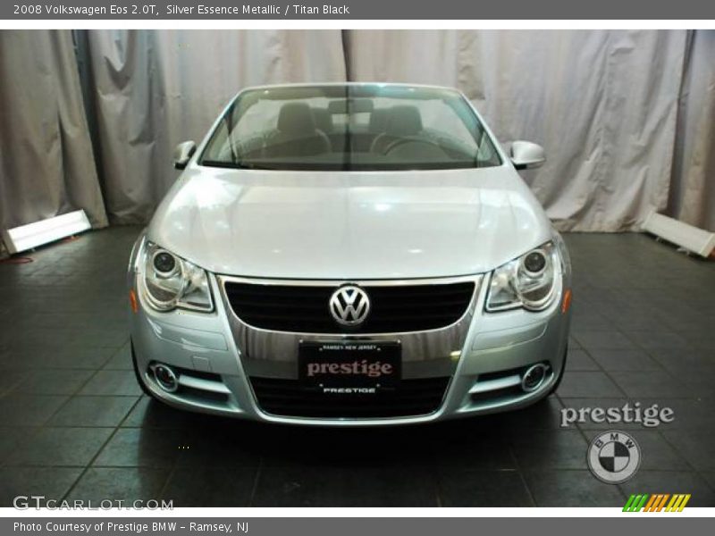Silver Essence Metallic / Titan Black 2008 Volkswagen Eos 2.0T