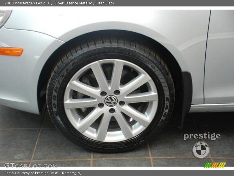 Silver Essence Metallic / Titan Black 2008 Volkswagen Eos 2.0T