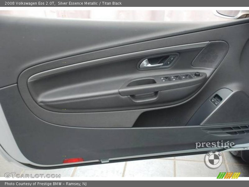 Silver Essence Metallic / Titan Black 2008 Volkswagen Eos 2.0T