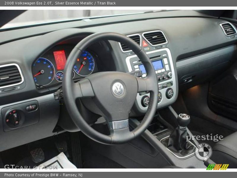 Silver Essence Metallic / Titan Black 2008 Volkswagen Eos 2.0T