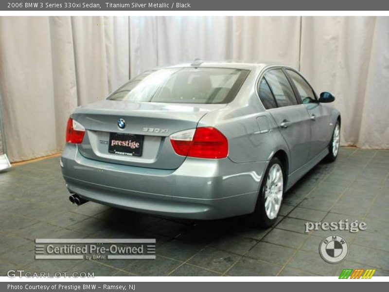 Titanium Silver Metallic / Black 2006 BMW 3 Series 330xi Sedan