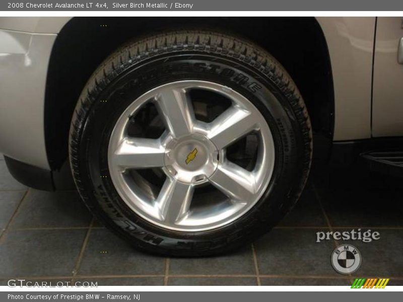 Silver Birch Metallic / Ebony 2008 Chevrolet Avalanche LT 4x4