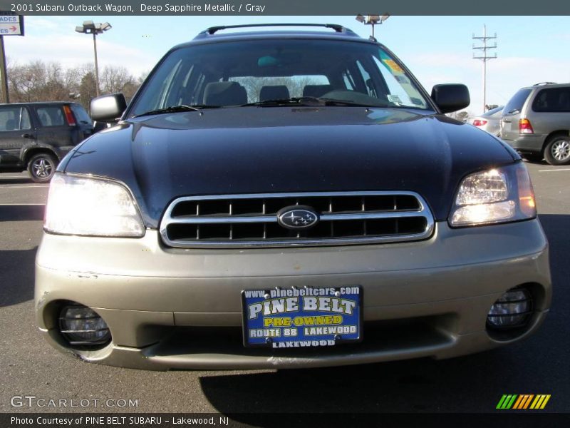 Deep Sapphire Metallic / Gray 2001 Subaru Outback Wagon