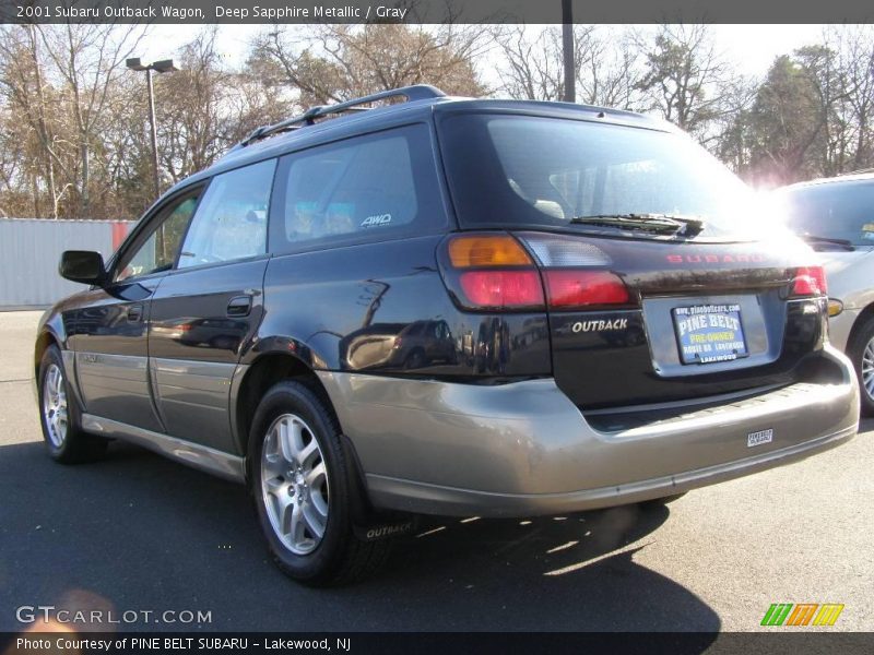 Deep Sapphire Metallic / Gray 2001 Subaru Outback Wagon