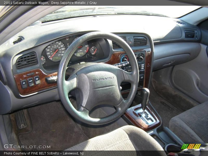 Deep Sapphire Metallic / Gray 2001 Subaru Outback Wagon