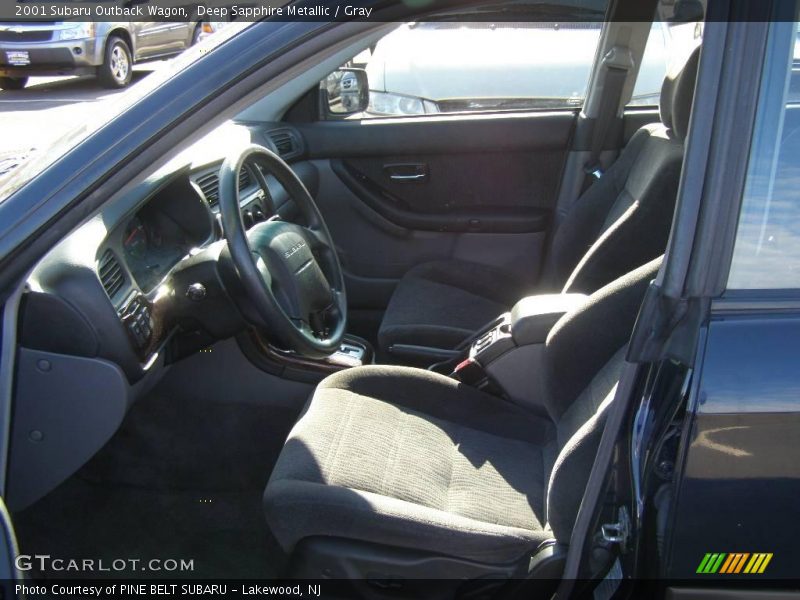 Deep Sapphire Metallic / Gray 2001 Subaru Outback Wagon