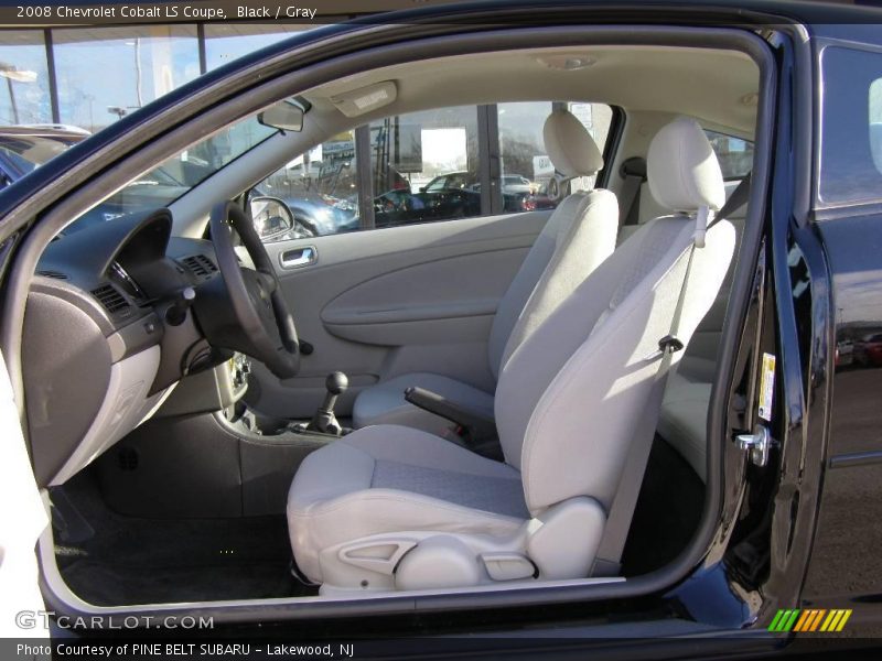 Black / Gray 2008 Chevrolet Cobalt LS Coupe