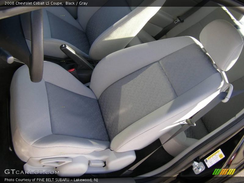 Black / Gray 2008 Chevrolet Cobalt LS Coupe