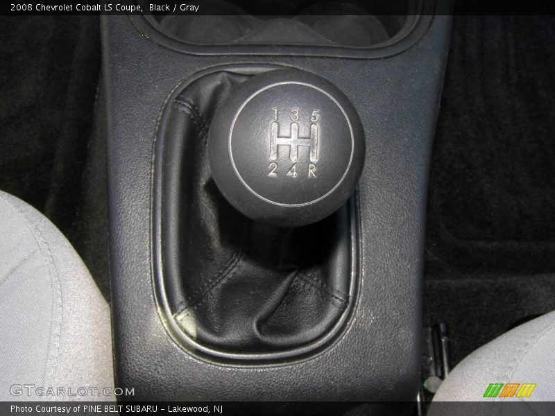 Black / Gray 2008 Chevrolet Cobalt LS Coupe