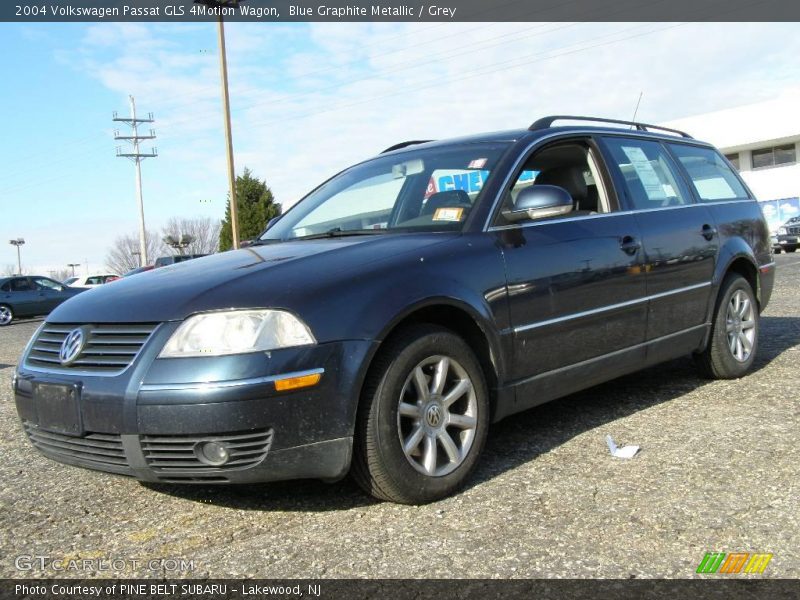 Blue Graphite Metallic / Grey 2004 Volkswagen Passat GLS 4Motion Wagon