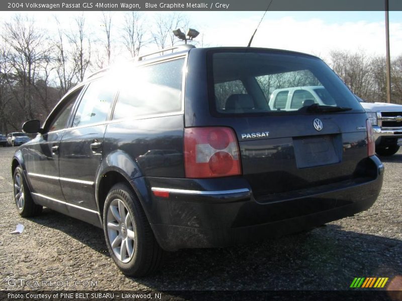 Blue Graphite Metallic / Grey 2004 Volkswagen Passat GLS 4Motion Wagon