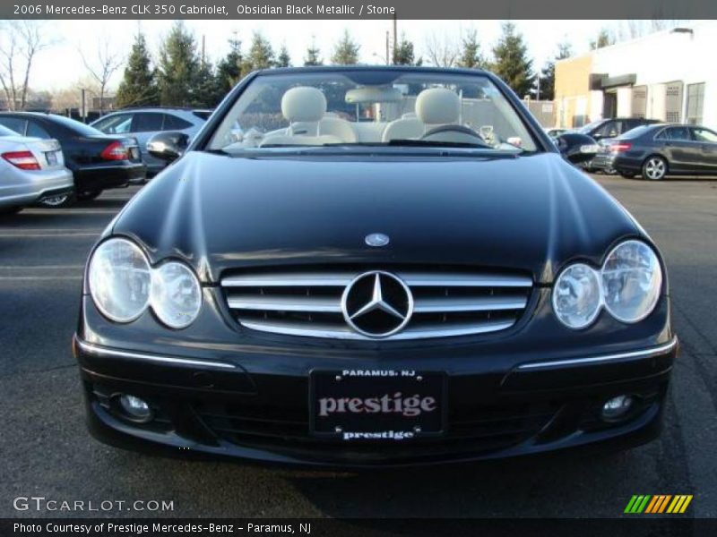 Obsidian Black Metallic / Stone 2006 Mercedes-Benz CLK 350 Cabriolet