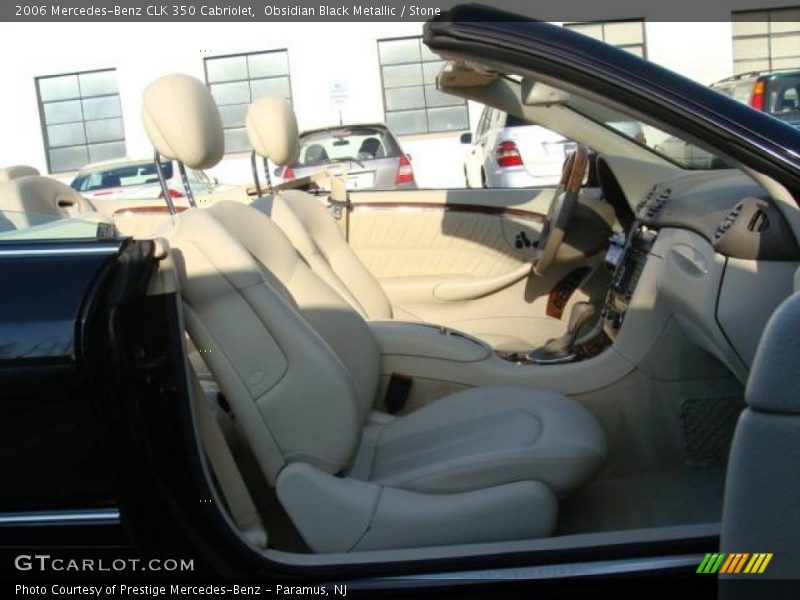 Obsidian Black Metallic / Stone 2006 Mercedes-Benz CLK 350 Cabriolet