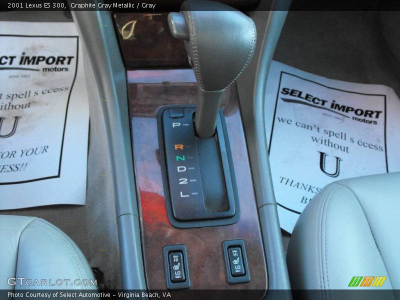 Graphite Gray Metallic / Gray 2001 Lexus ES 300