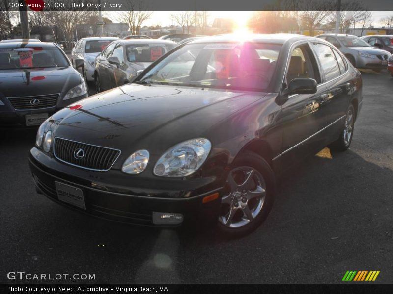 Black Onyx / Ivory 2004 Lexus GS 300