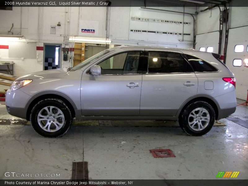 Liquid Silver Metallic / Gray 2008 Hyundai Veracruz GLS