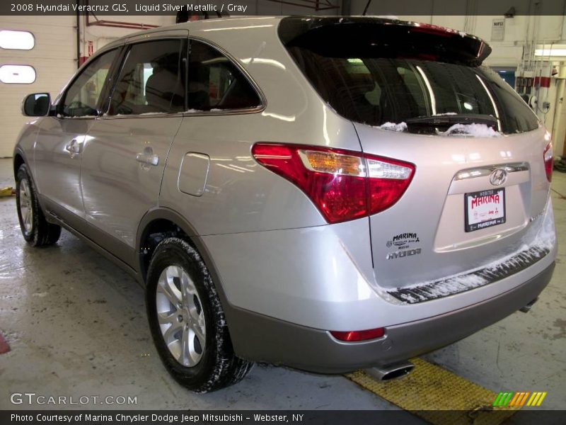 Liquid Silver Metallic / Gray 2008 Hyundai Veracruz GLS