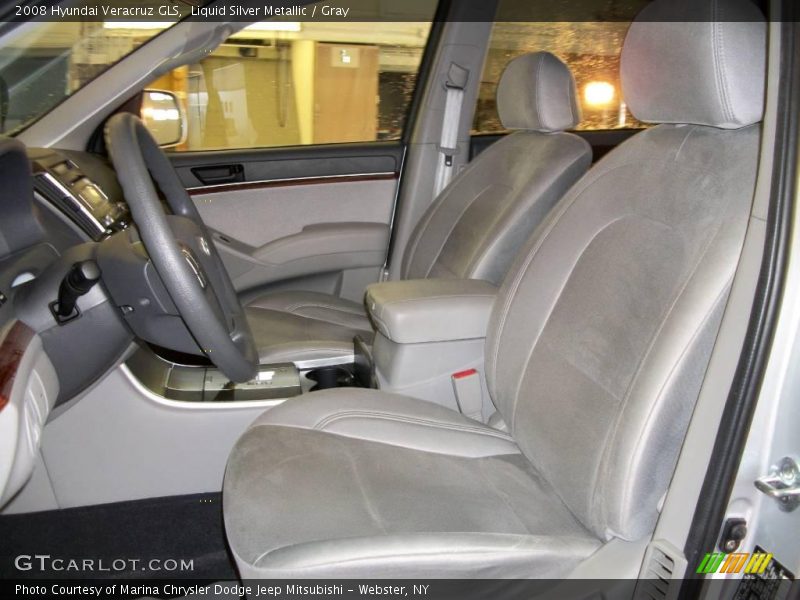 Liquid Silver Metallic / Gray 2008 Hyundai Veracruz GLS