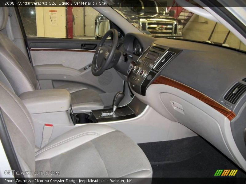 Liquid Silver Metallic / Gray 2008 Hyundai Veracruz GLS