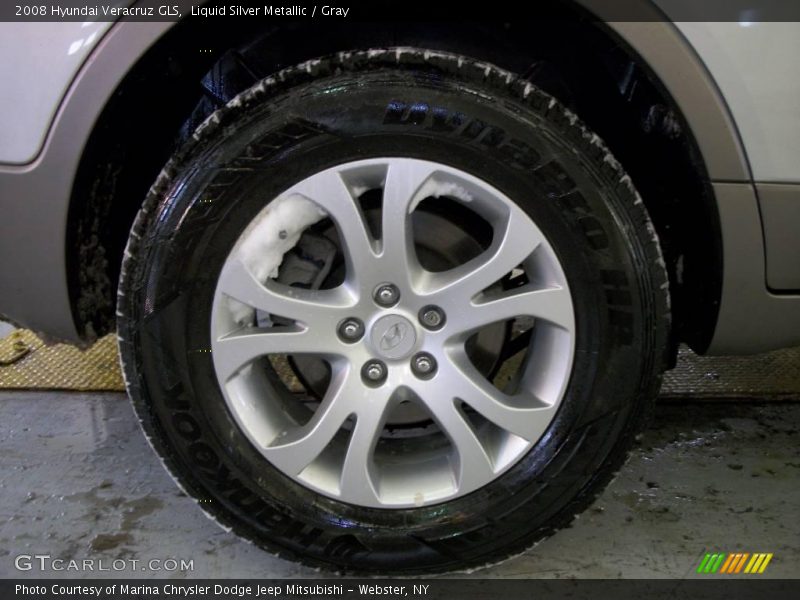 Liquid Silver Metallic / Gray 2008 Hyundai Veracruz GLS