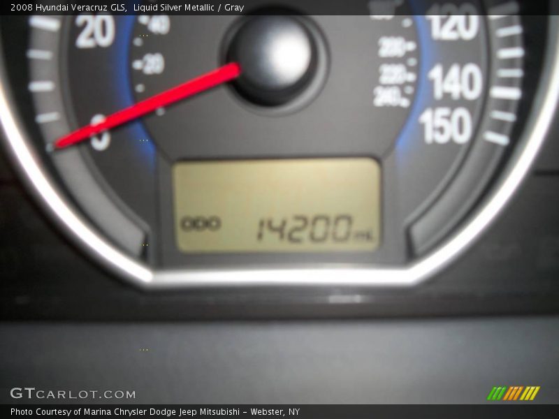 Liquid Silver Metallic / Gray 2008 Hyundai Veracruz GLS