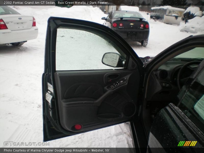 Polo Green Metallic / Dark Pewter 2002 Pontiac Grand Am GT Sedan