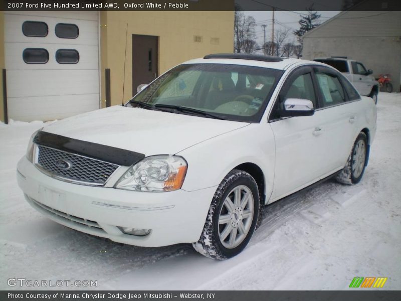 Oxford White / Pebble 2007 Ford Five Hundred Limited AWD