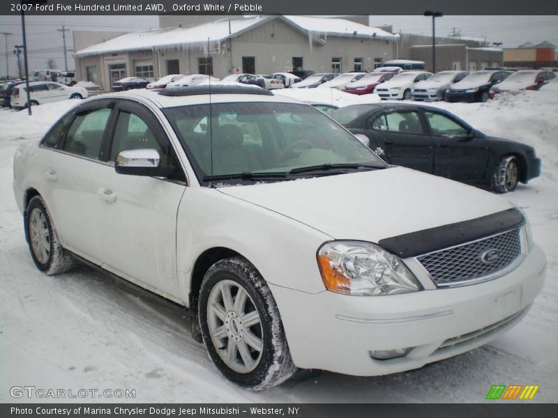 Oxford White / Pebble 2007 Ford Five Hundred Limited AWD