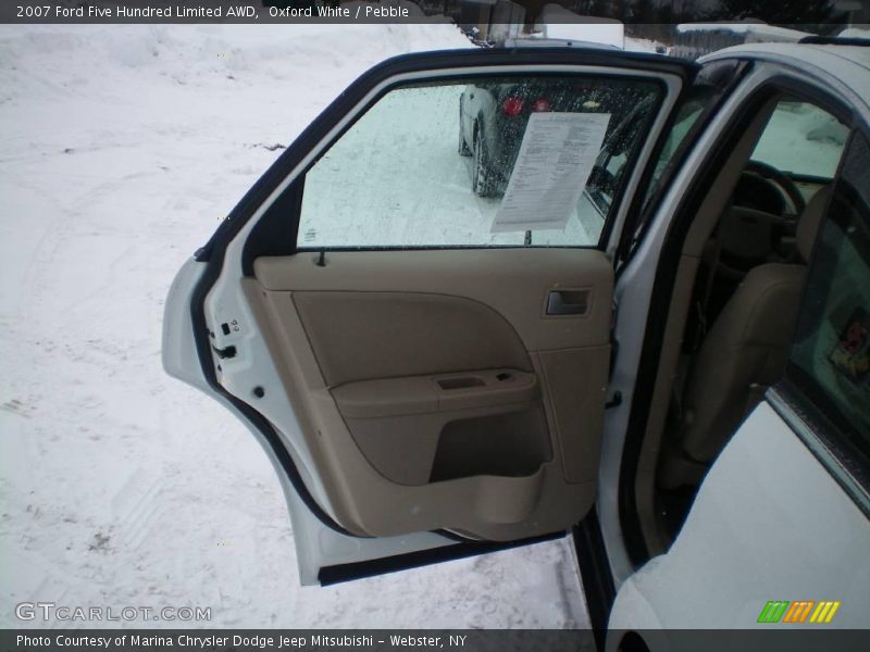 Oxford White / Pebble 2007 Ford Five Hundred Limited AWD