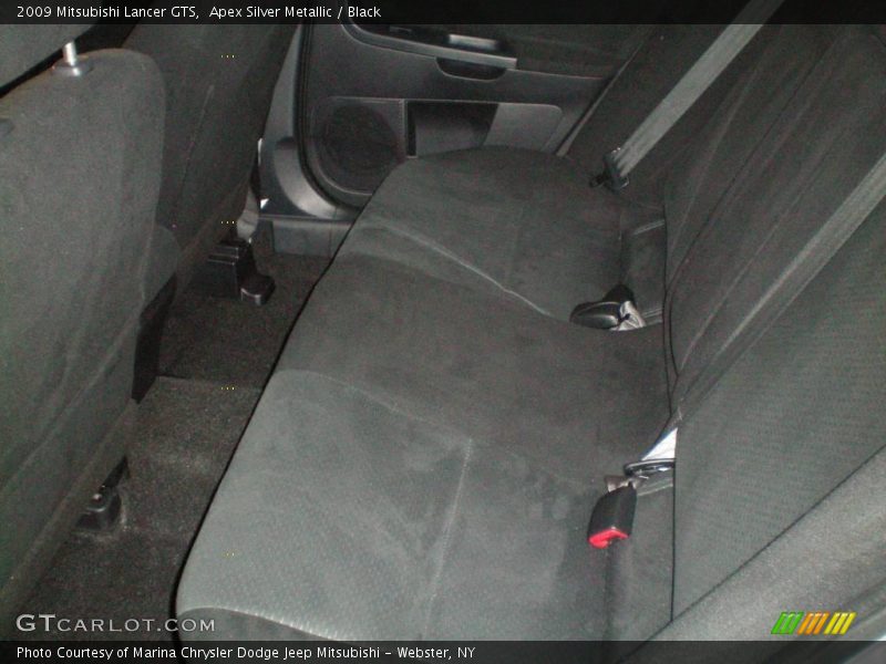 Apex Silver Metallic / Black 2009 Mitsubishi Lancer GTS