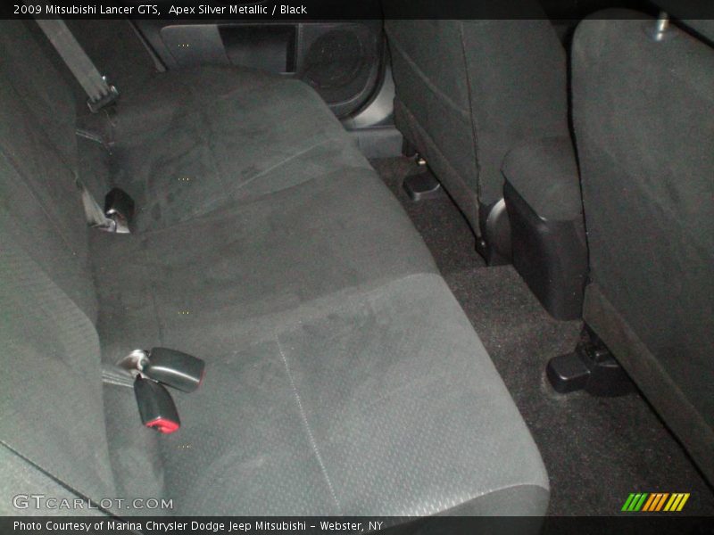 Apex Silver Metallic / Black 2009 Mitsubishi Lancer GTS