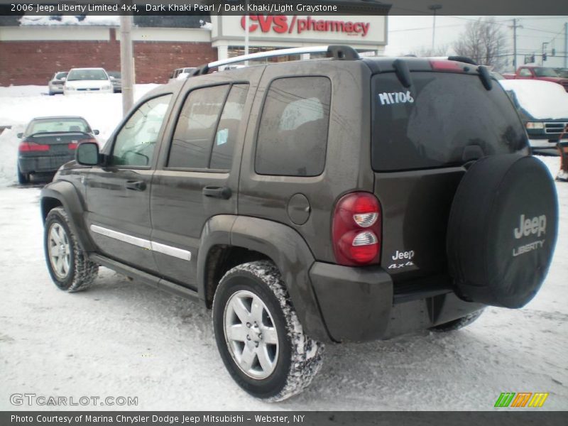 Dark Khaki Pearl / Dark Khaki/Light Graystone 2006 Jeep Liberty Limited 4x4