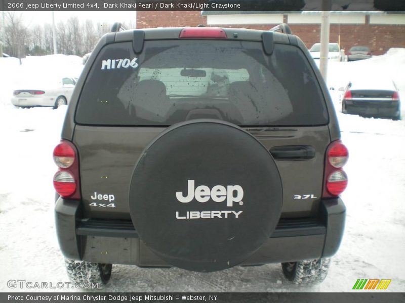 Dark Khaki Pearl / Dark Khaki/Light Graystone 2006 Jeep Liberty Limited 4x4