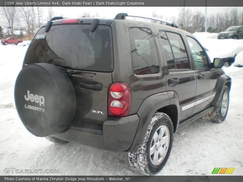 Dark Khaki Pearl / Dark Khaki/Light Graystone 2006 Jeep Liberty Limited 4x4