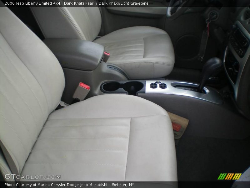 Dark Khaki Pearl / Dark Khaki/Light Graystone 2006 Jeep Liberty Limited 4x4
