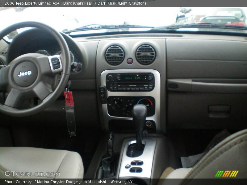 Dark Khaki Pearl / Dark Khaki/Light Graystone 2006 Jeep Liberty Limited 4x4