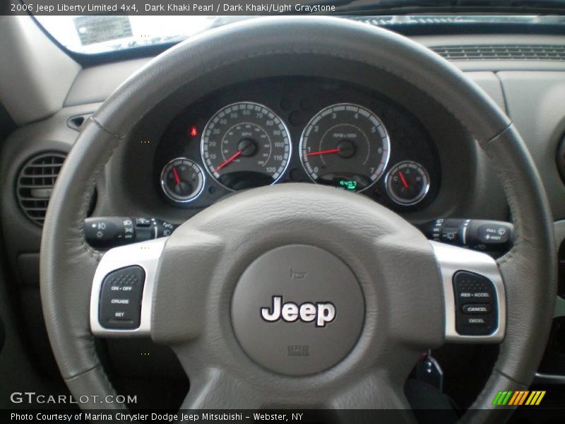 Dark Khaki Pearl / Dark Khaki/Light Graystone 2006 Jeep Liberty Limited 4x4