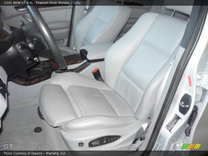 Titanium Silver Metallic / Grey 2005 BMW X5 4.4i