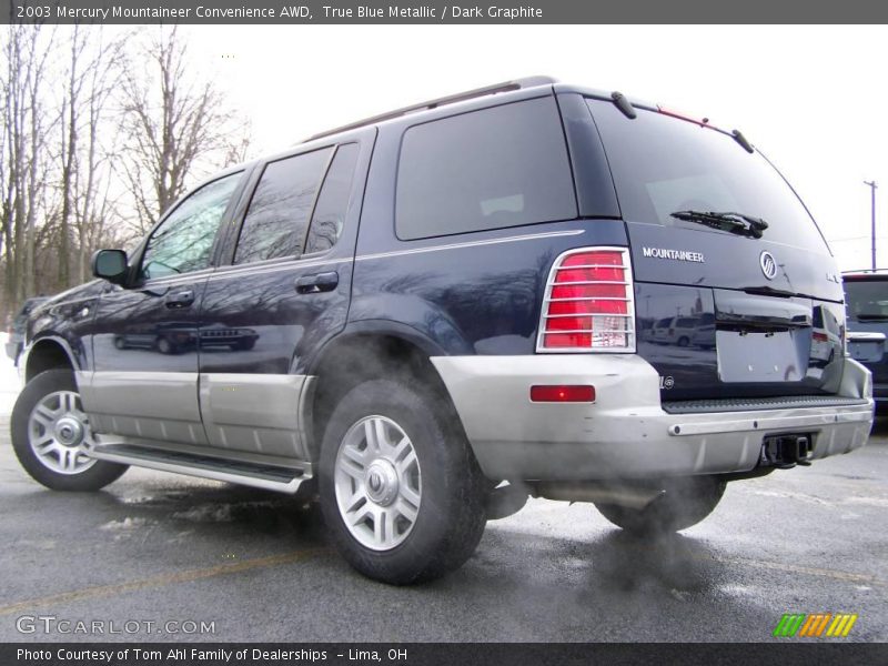 True Blue Metallic / Dark Graphite 2003 Mercury Mountaineer Convenience AWD